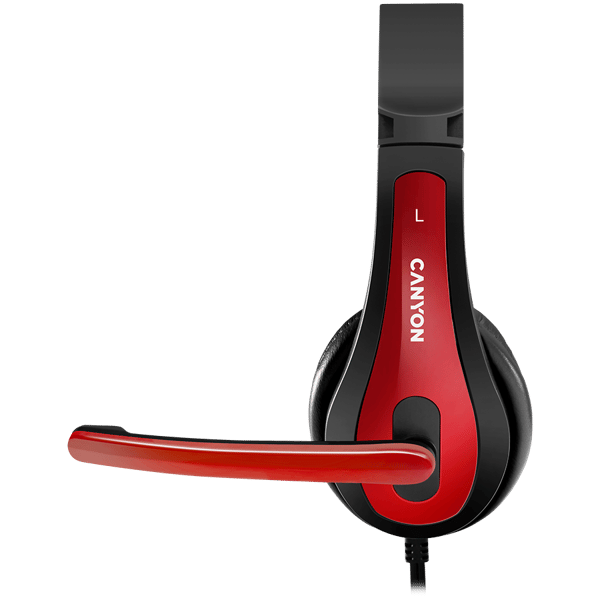 CANYON HSC-1 PC-Headset-Mikrofon 2 m Sort - Rød