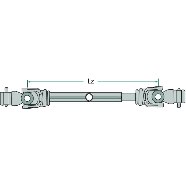 PTO-aksel F21 710 mm G1/G2