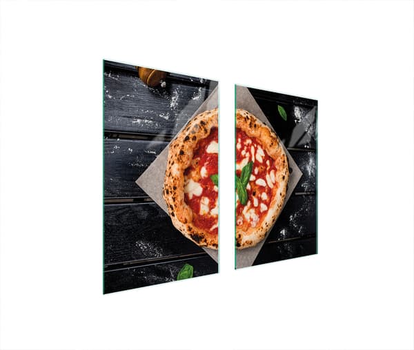 LASINEN SUOJALEVY LIEDELLE 75x52 PIZZA