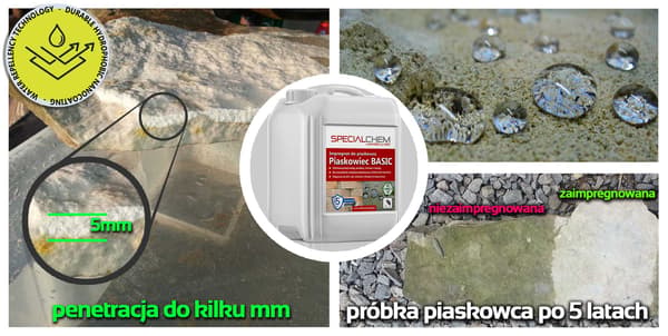 SPECIALCHEM SANDSTONE BASIC - Imprægnering til hydrofob beskyttelse af sandsten 1L
