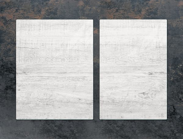GLASSKYDDSPLÅT FÖR SPIS 75x52 TRÄ