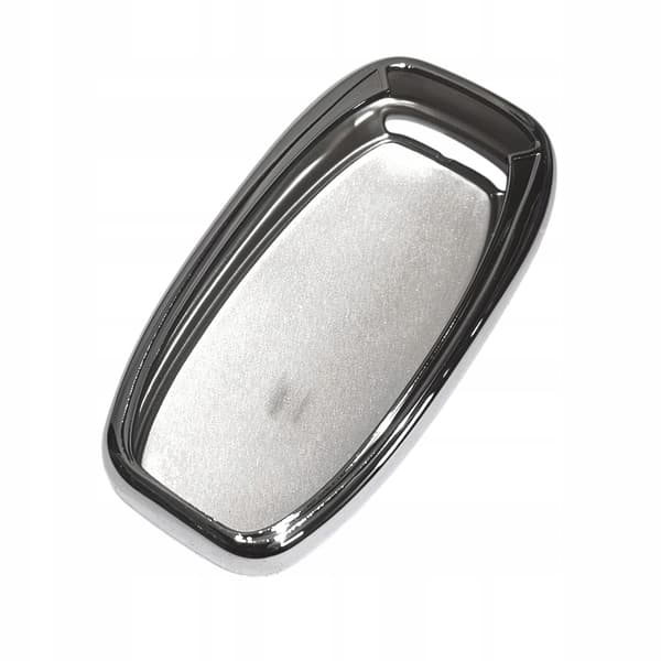 Etui för Audi keyless-nyckel krom silver blå ny typ
