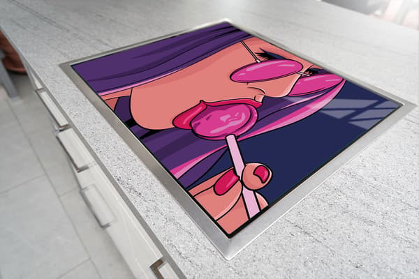 GLAS SKÆREBRÆT 52x30 KVINDE