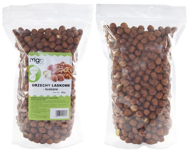 Skallede hasselnødder (500g) - MIGOgroup