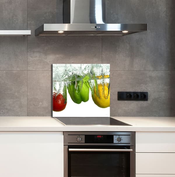 KEITTIÖN LASIPANEELI 65x60 Paprika