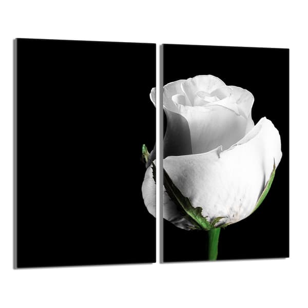 Lasinen suojalevy liedelle 2x30x52 Rose