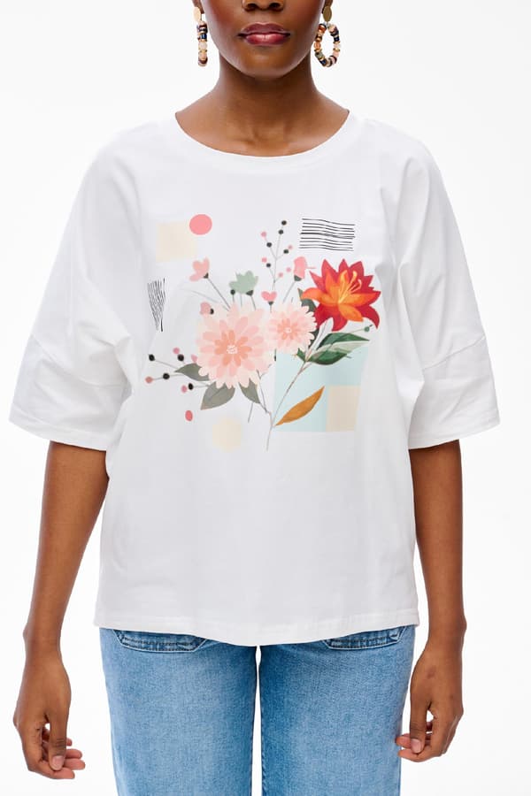 Damebluse Afra Ecru 44/46