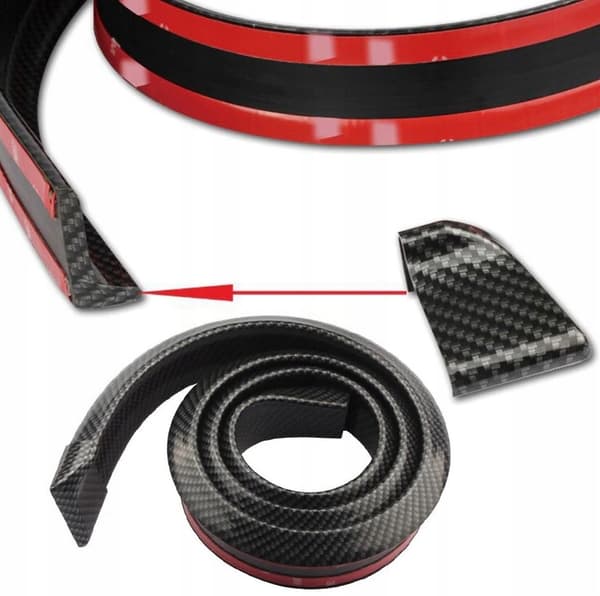 Universal bagklapsspoiler carbon