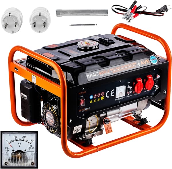 3500W effektiv kraftgenerator | Kraft&Dele