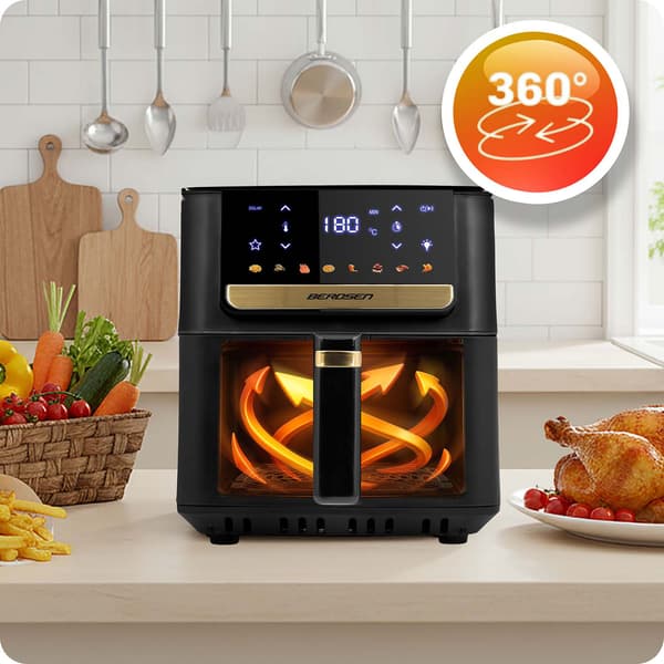 Airfryer Berdsen BD-655 svart
