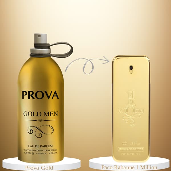 Herrparfymtest Męska Gold 120ml