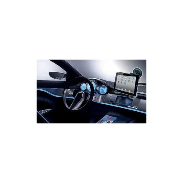 Techly Autoteline Tabletille/iPadille 7"-10.1", Tuulilasi, Musta