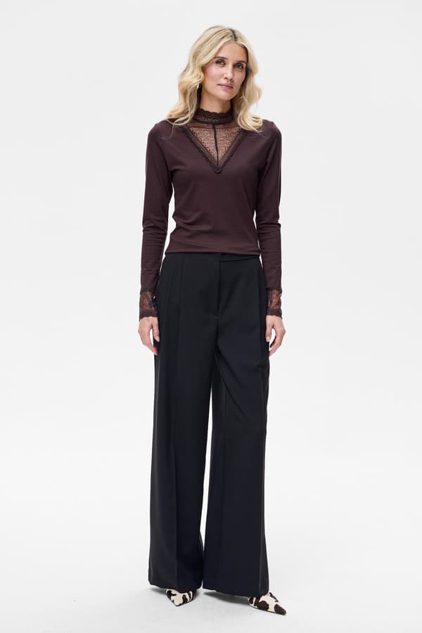Oyana Chokolade Damebluse 44