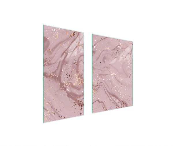 GLASBESKYTTELSESPLADE 75x52 MARMOR