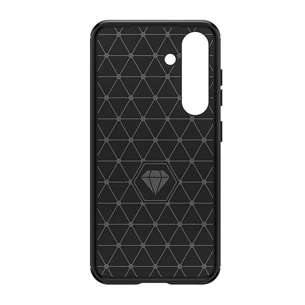 Silikonbaksida för iPhone 16e Carbon Case – svart