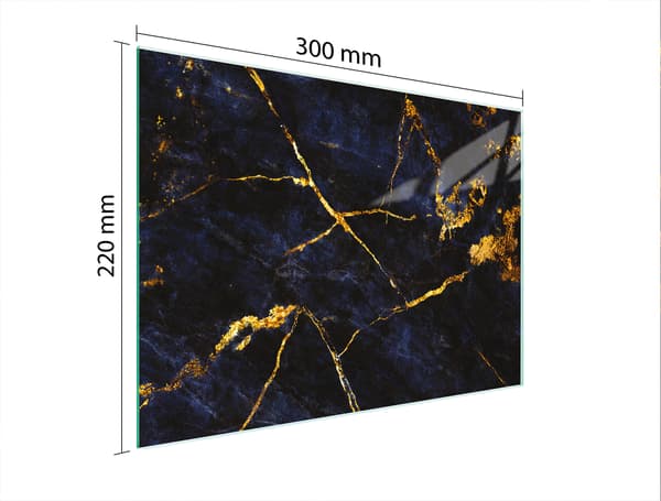 SKÄRBRÄDA I GLAS 30x22 MARMOR