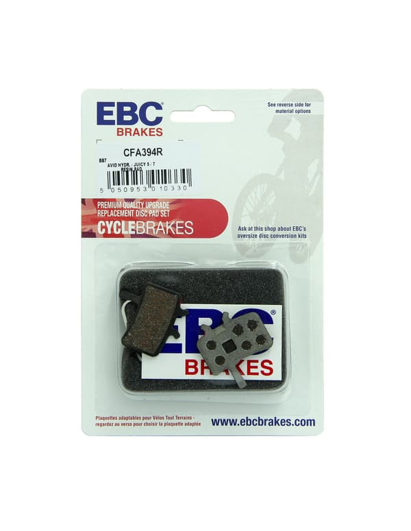 CFA394R - EBC Brakes Organic Performance -pyörän jarrupalat
