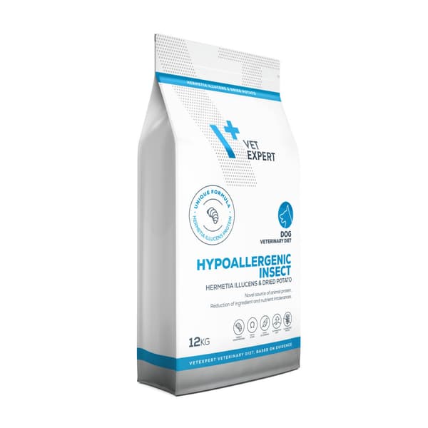 VetExpert Veterinärfoder Hypo Insekt 12 kg