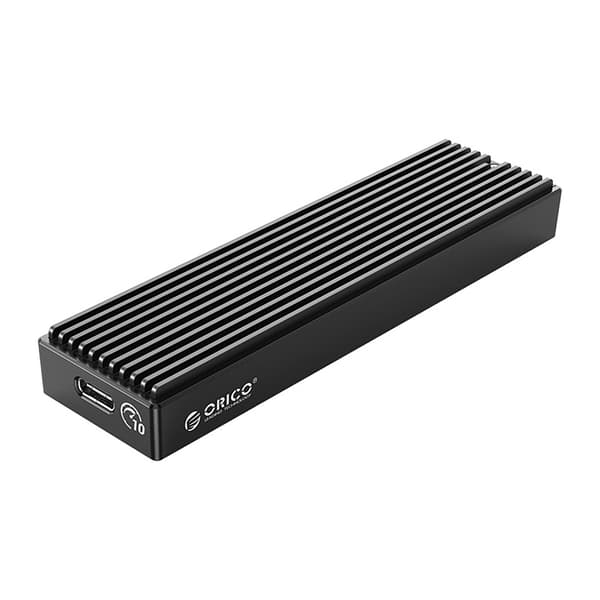 M2PV-C3 M.2 NVME USB-C 10 Gb/s diskkasse - sort