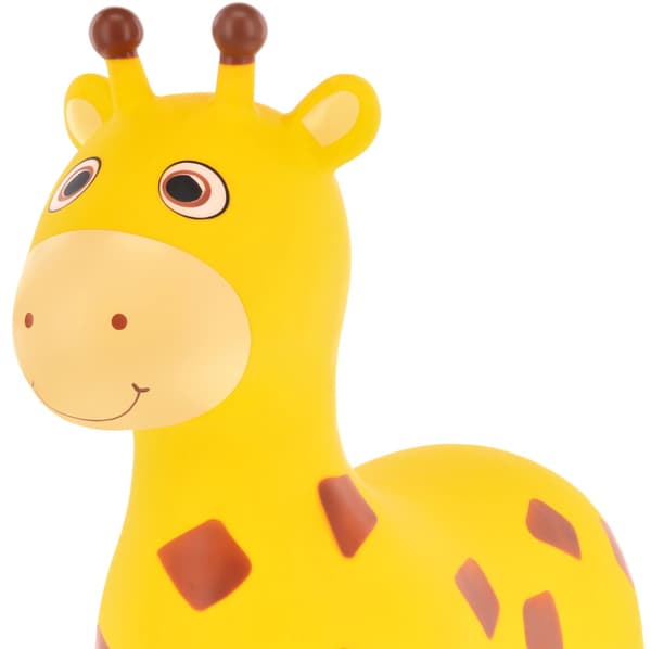 Gul giraff gummisprutan för barn med pump