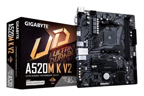 Gigabyte A520M K V2 emolevy