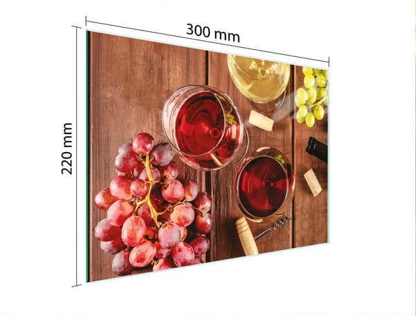 SKÄRBRÄDA I GLAS 30x22 VIN
