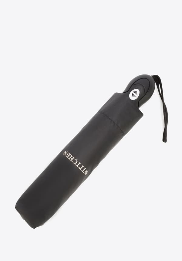 Wittchen Kvinde Automatisk Paraply Lille Sort Polyester