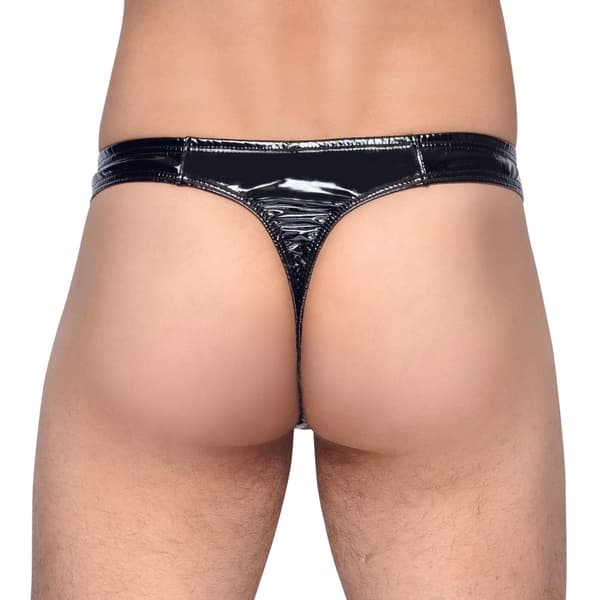 Black Level Herre Sort Gloss Thong L
