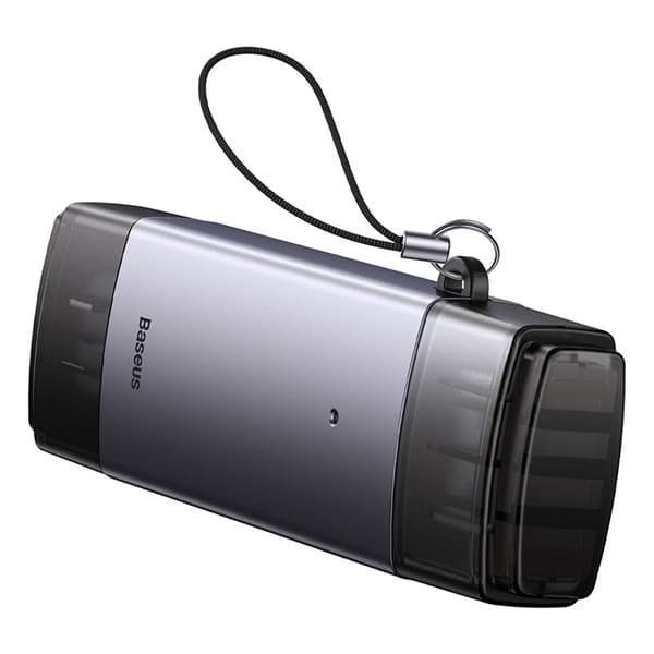 SD TF USB-A USB-C minneskortläsare - Grå