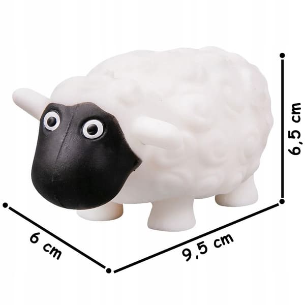 12 stykker SQUIRT munter LAMB Anti-stress Blød Sensorisk FÅR