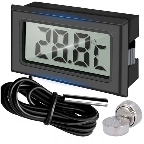 AF23 LCD ELEKTRONISK TERMOMETER MED AKVARIUMSond
