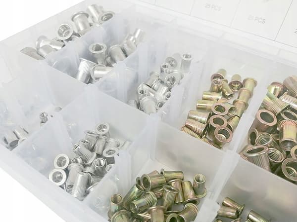 Nitmuttrar M3-M10 set med 300 delar Alu+Steel SilverTools