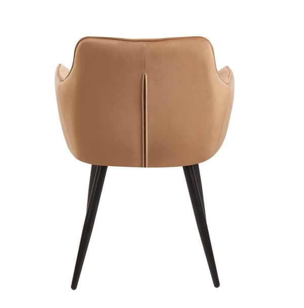 K40-FX fløjls cappuccino-stol
