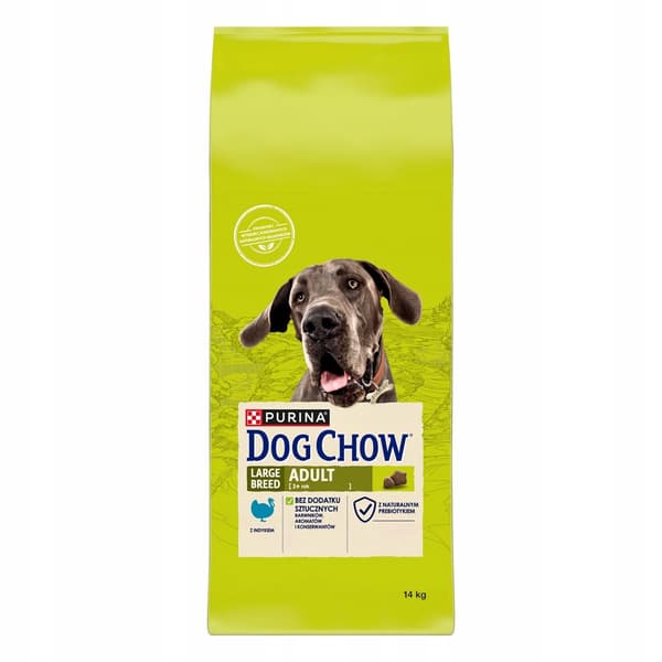 Purina Dog Chow Voksen Stor Kalkunfoder 14 kg