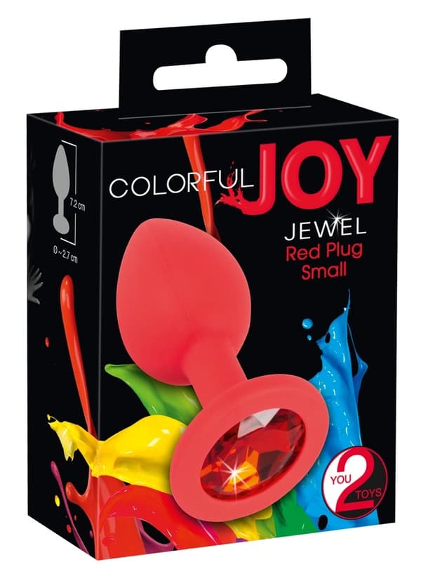 Colorful Joy Gemstone Anustappi Punainen