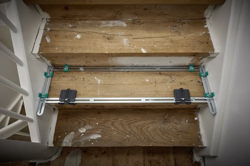 Wolfcraft trappeskabelon, præcis formgengivelse