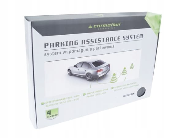 Pysäköintisensorisarja parktronic-kaiuttimella mustat sensorit buzzer
