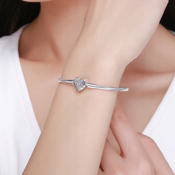 Pandora MODULÆR Armbånd Hjerte Træ 22 cm
