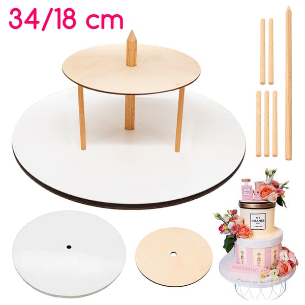 2-lags kagefad 34/18 cm Brand4Cake