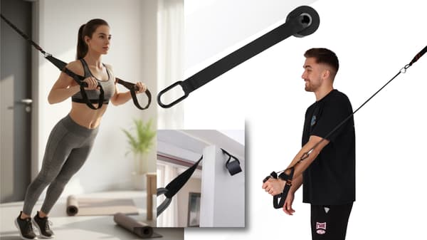 FIT4MED justerbart pull-up-band med benstöd 16-74 kg