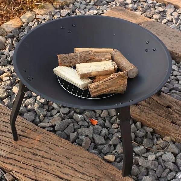 SORT HAVE ILDSPILER 55CM GRILL STÅL ILDSPILER SORT KEDEL