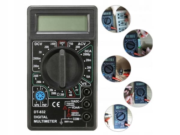 LCD DIGITALT NÅLEMULTIMETER