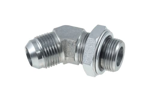 45° BSP albueforbindelse 1/2" / 3/4 JIC