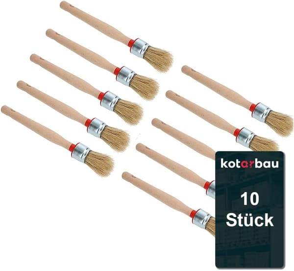 Rundbørste 25 - 10 stk.