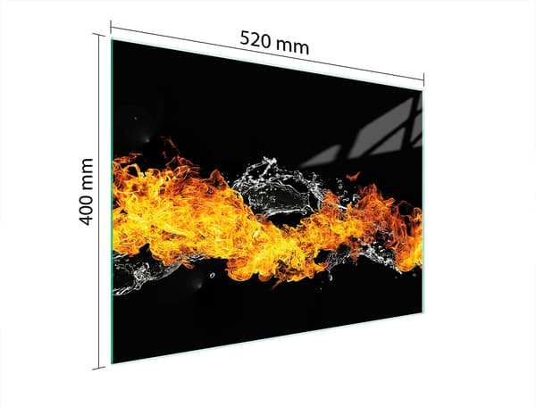 LASINEN LEIKKUULAUTA 52x40 FIRE