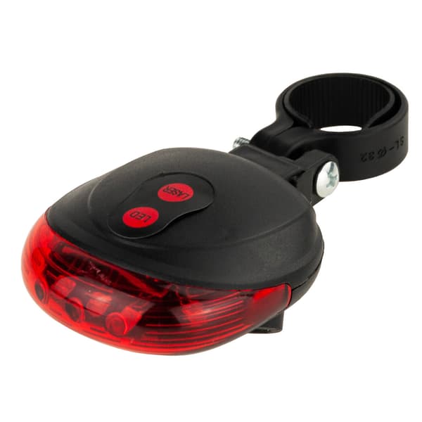 HH74 LASER-PYÖRÄVALAISIN 5 LED LASERILLA