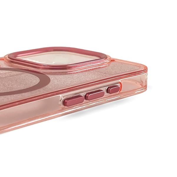Glitteretui MagSafe til iPhone 17 - Lyserød