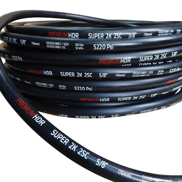 Hydraulslang DN16 2SC 350 bar SUPER 2K slät