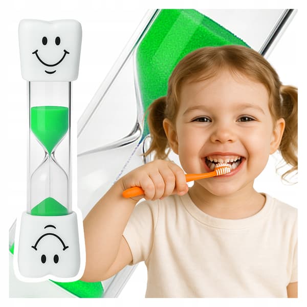 PRECISE TOOTH Timglastimer för tandborstning för barn GRÖN