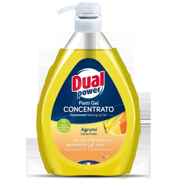 DUAL Power diskmedel citrusfrukter 1L
